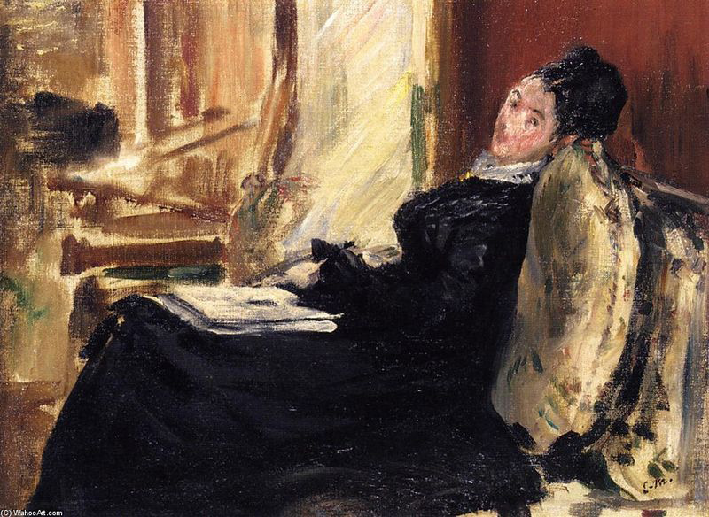 Jeune femme au livre